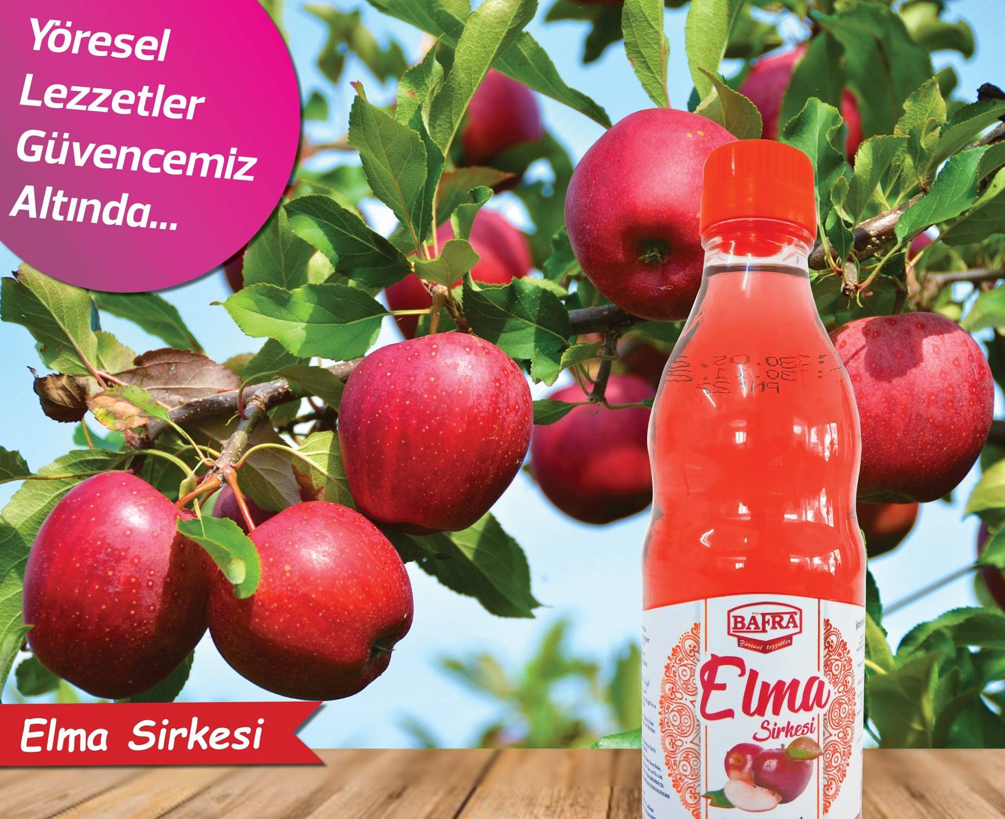 Bafra Elma Sirkesi, Kıbrıs Elma Sirkesi, Apple Vinegar